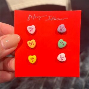 Heart Candy Stud earrings🍬